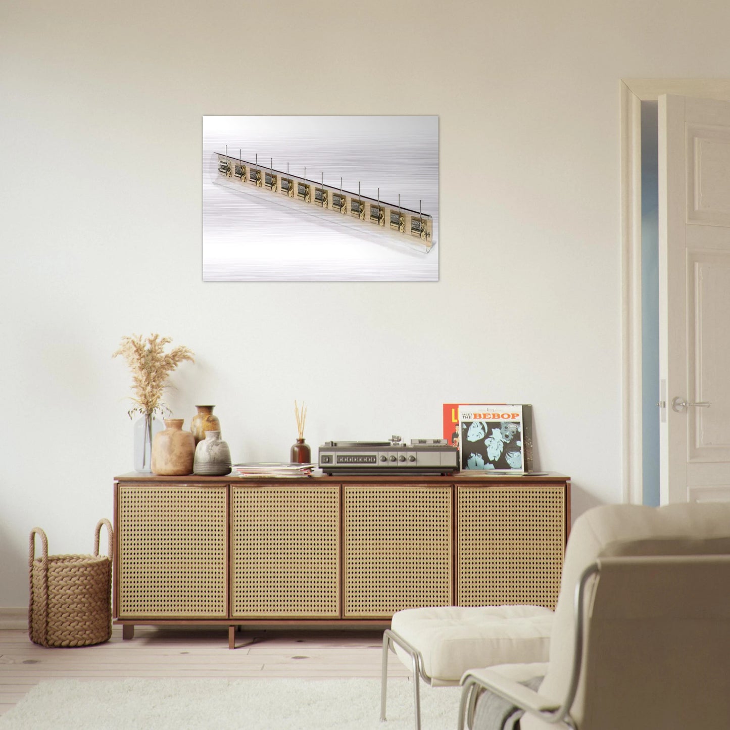 Extended Lullaby - Neo-Dada - John Cage Brushed Aluminum Print - 70x100 cm / 28x40 inches | John Cage Aluminum Print | John Cage Prints