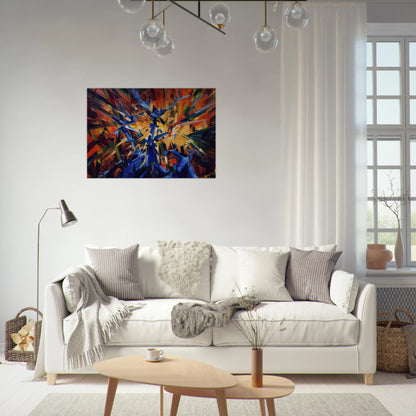 Untitled - 1966 - Konrad Zuse Brushed Aluminum Print - 70x100 cm / 28x40 inches | Konrad Zuse Aluminum Print | Konrad Zuse Prints