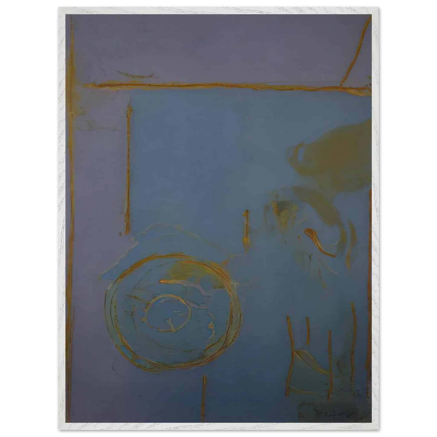 Helen Frankenthaler - Guadalupe - 1989 Wall art - A1 (59.4 x 84.1  cm) - Premium Wooden Framed Poster With Fine Art Paper - Black frame