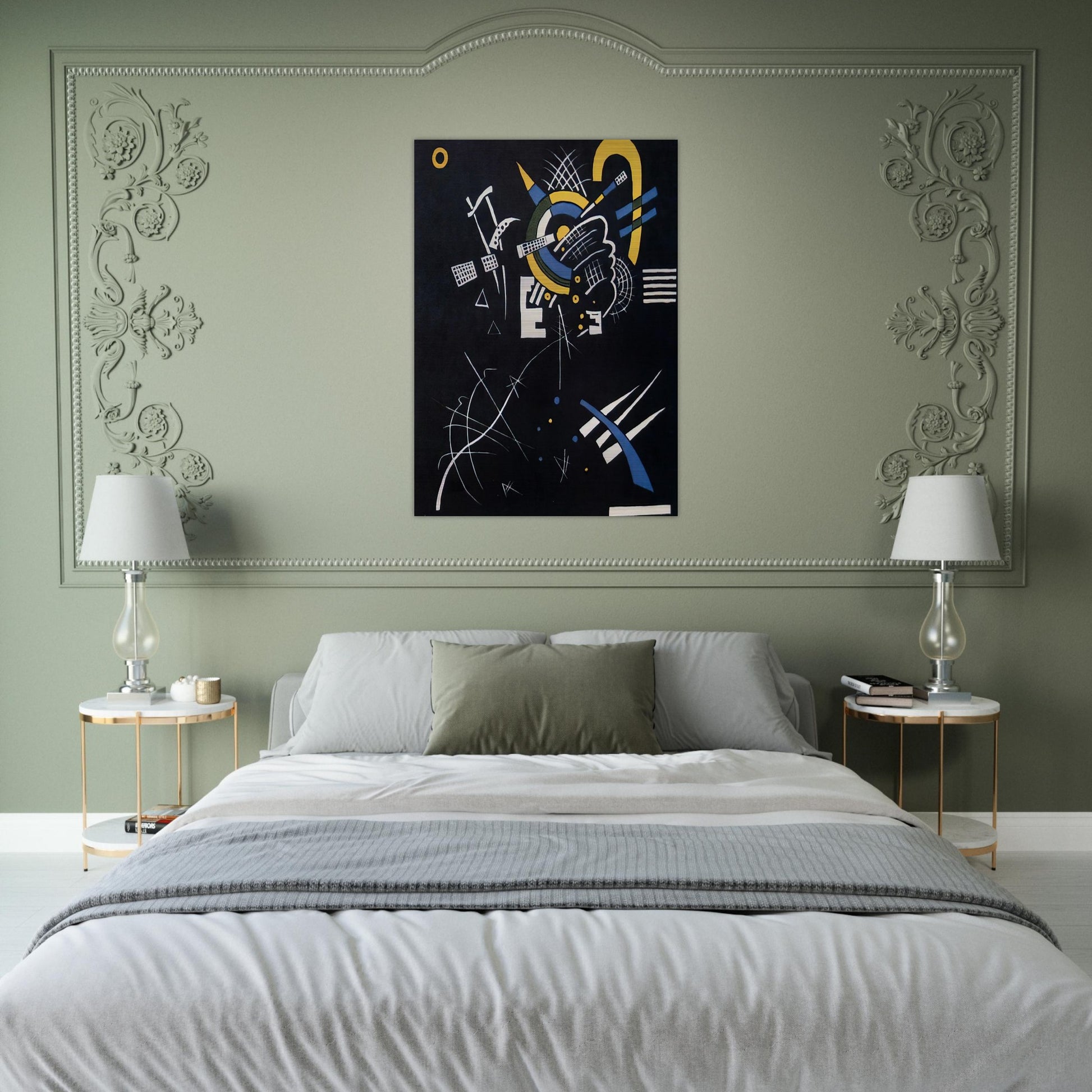 SMALL WORLDS VII 1922 - Wassily Kandinsky Brushed Aluminum Print - 70x100 cm / 28x40 inches | Wassily Kandinsky Aluminum Print | Wassily Kandinsky Prints