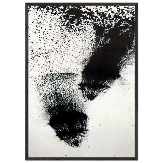 Machine Age Noise - 1957 - Morris Graves 70x100 cm / 28x40 inches Framed Art Print – Black Wooden Frame