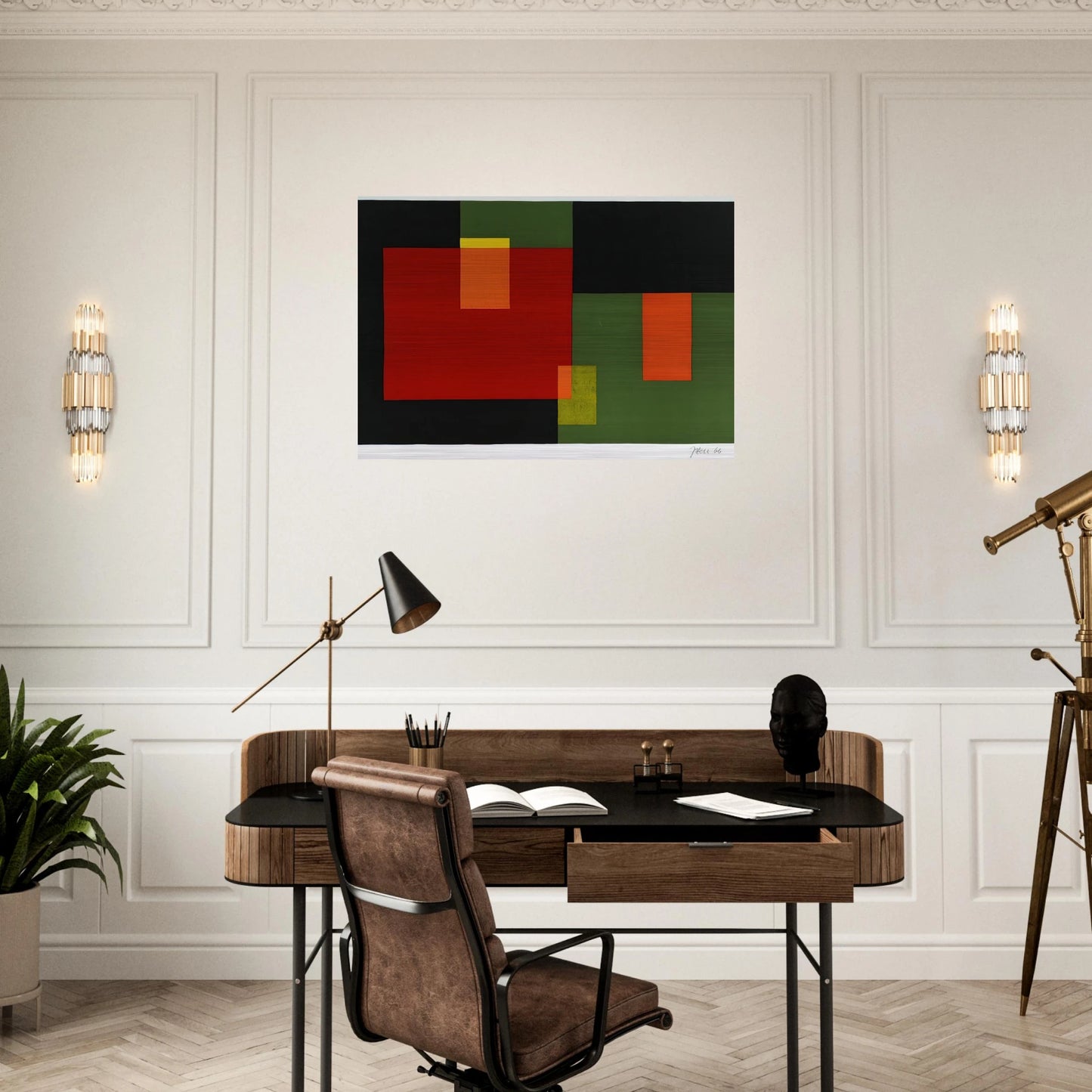 Untitled - 1966 - Johannes Itten Brushed Aluminum Print - 70x100 cm / 28x40 inches | Johannes Itten Aluminum Print | Johannes Itten Prints