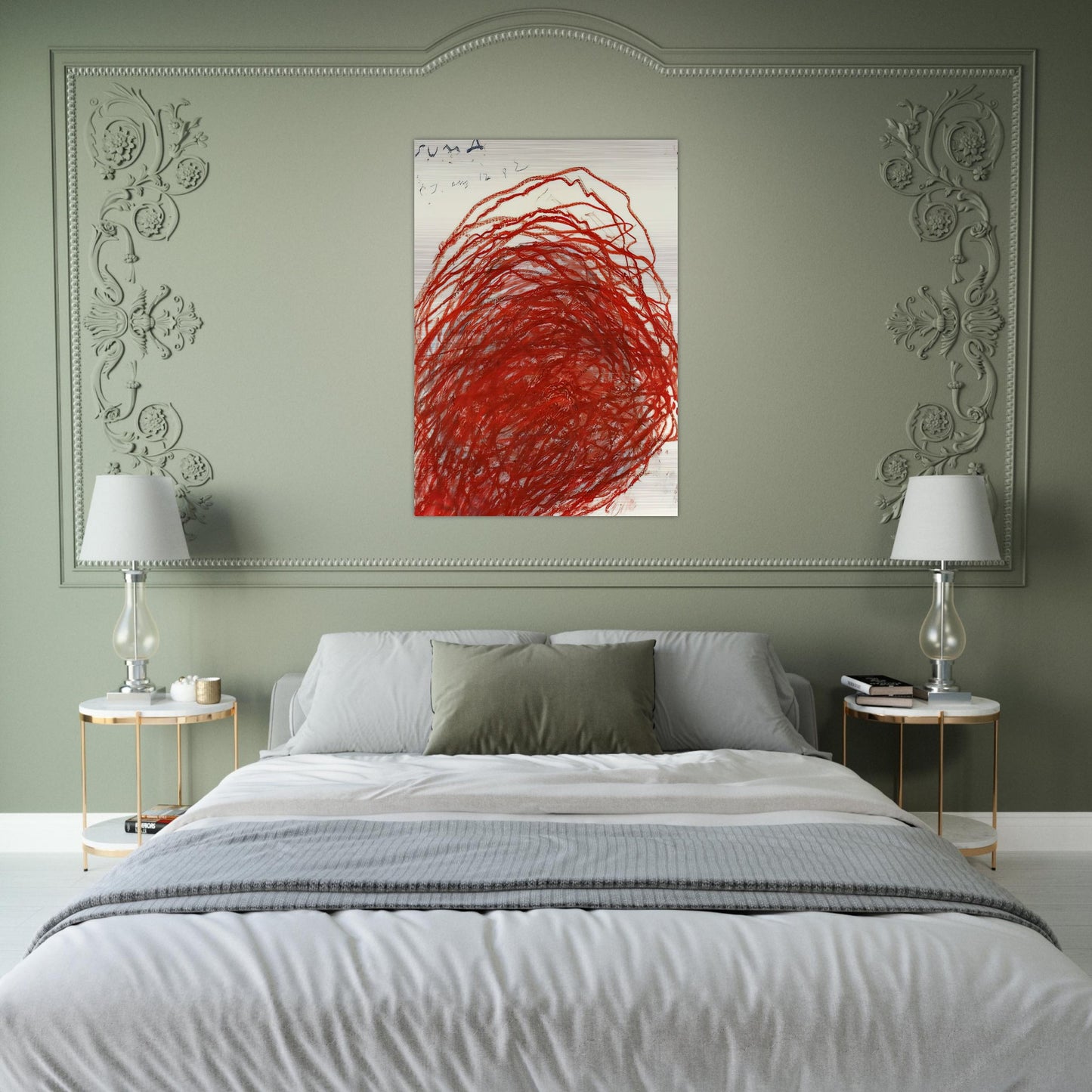 Suma - Cy Twombly Brushed Aluminum Print - 70x100 cm / 28x40 inches | Cy Twombly Aluminum Print | Cy Twombly Prints