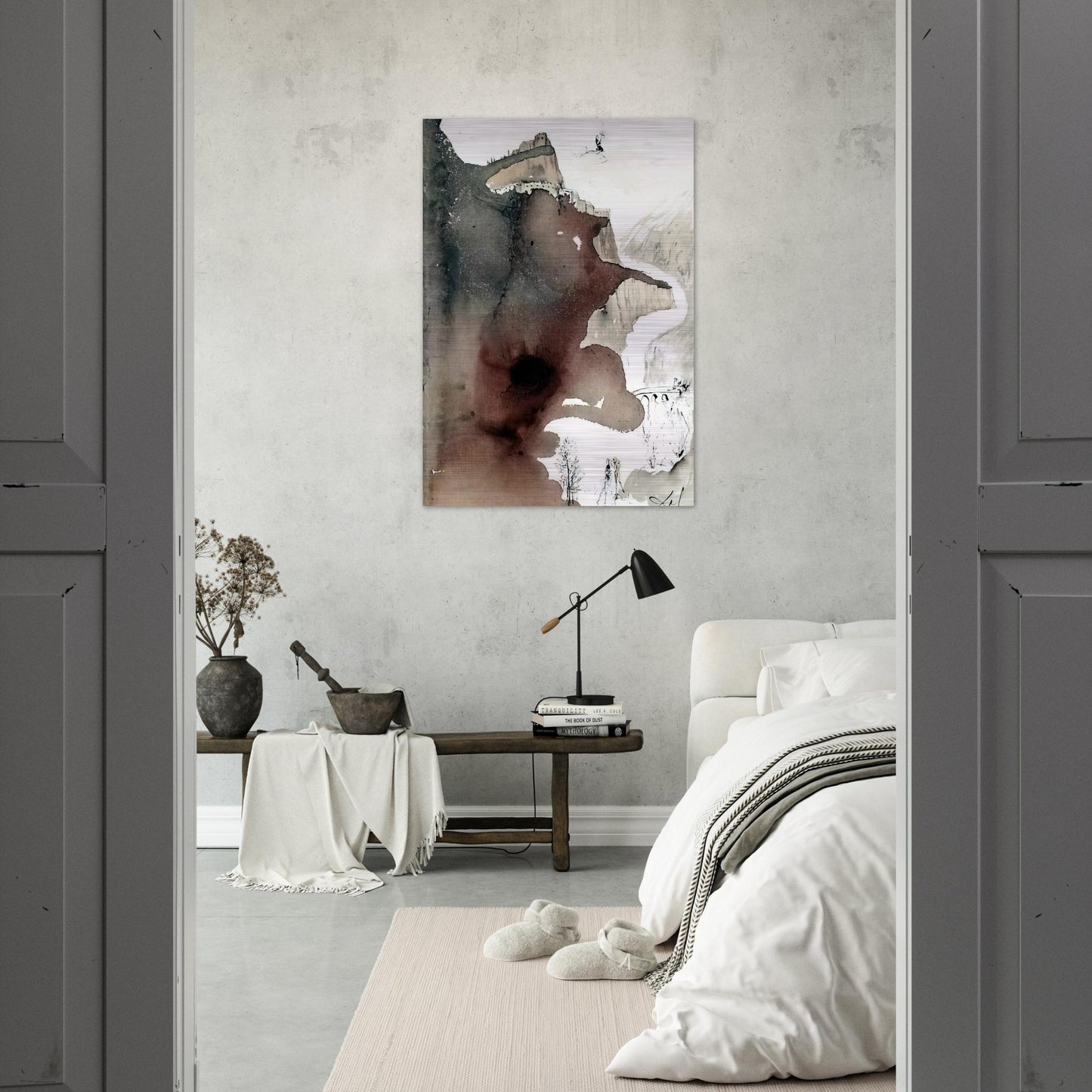 ET BAPTIZATUS EST A IOANNE IN IORDANE LUKE 3 3 - Salvador Dali Brushed Aluminum Print - 70x100 cm / 28x40 inches | Salvador Dali Aluminum Print | Salvador Dali Prints
