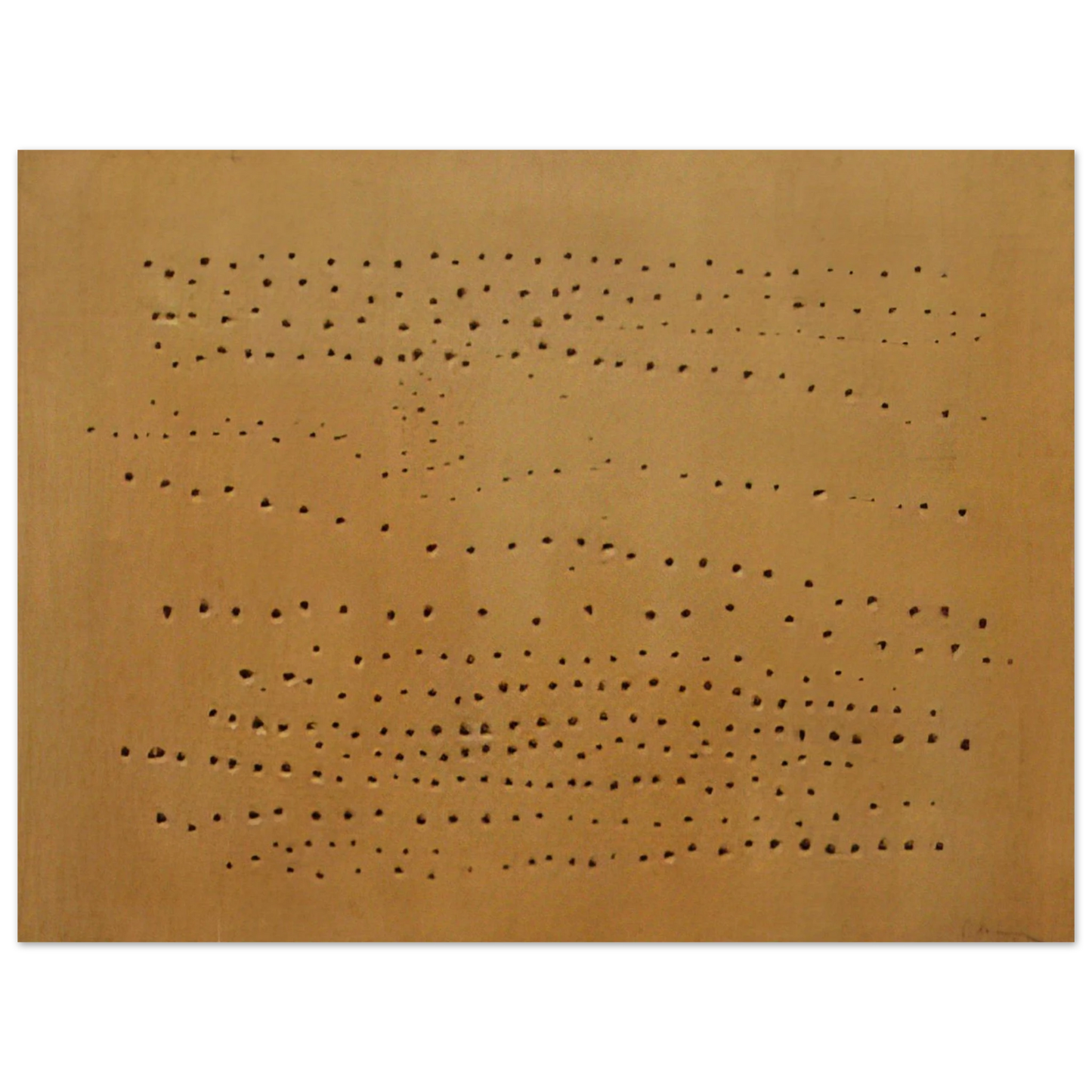 Lucio Fontana - Concept Spatiale - 1950  75x100 cm / 30x40inches Fine Art Poster