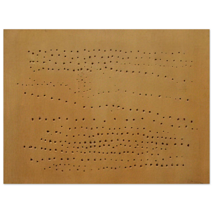 Lucio Fontana - Concept Spatiale - 1950  75x100 cm / 30x40inches Fine Art Poster