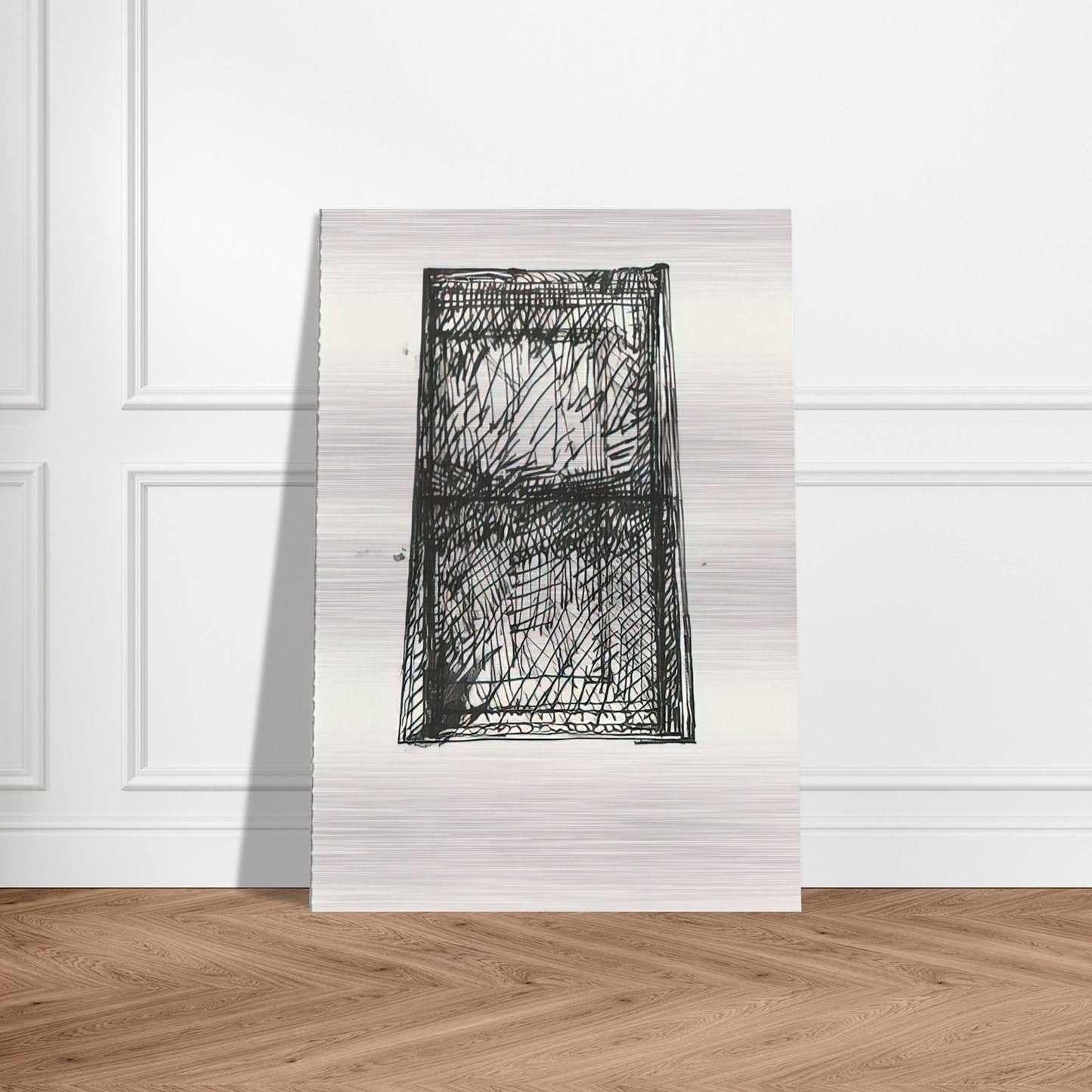 Suicide Notes - 1972 - Brice Marden Brushed Aluminum Print - 70x100 cm / 28x40 inches | Brice Marden Aluminum Print | Brice Marden Prints