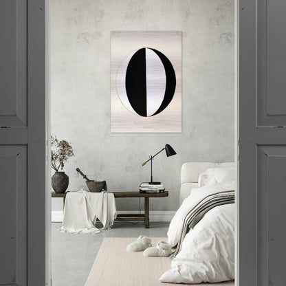 THE MAHATMAS PRESENT STANDING POINT SERIES II NO 2A 1920 - Hilma af Klint Brushed Aluminum Print - 70x100 cm / 28x40 inches | Hilma af Klint Aluminum Print | Hilma af Klint Prints