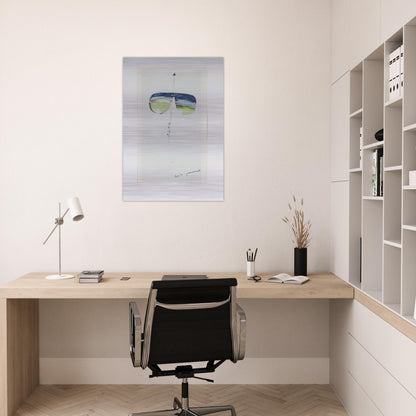 Untitled Glasses - 1973 - Mario Schifano Brushed Aluminum Print - 70x100 cm / 28x40 inches | Mario Schifano Aluminum Print | Mario Schifano Prints