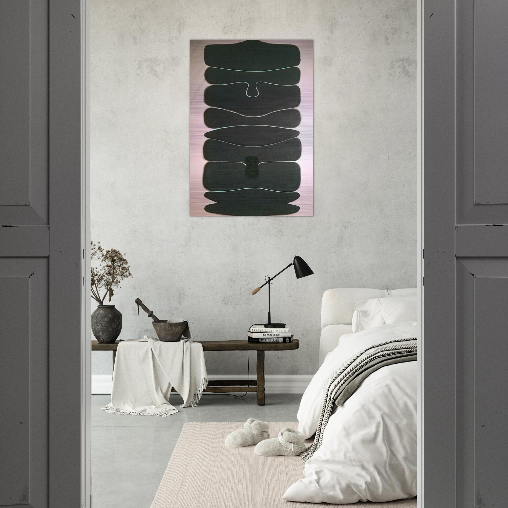 Apollo 1 Ascending Development - 1969 - Victor Pasmore Brushed Aluminum Print - 70x100 cm / 28x40 inches | Victor Pasmore Aluminum Print | Victor Pasmore Prints