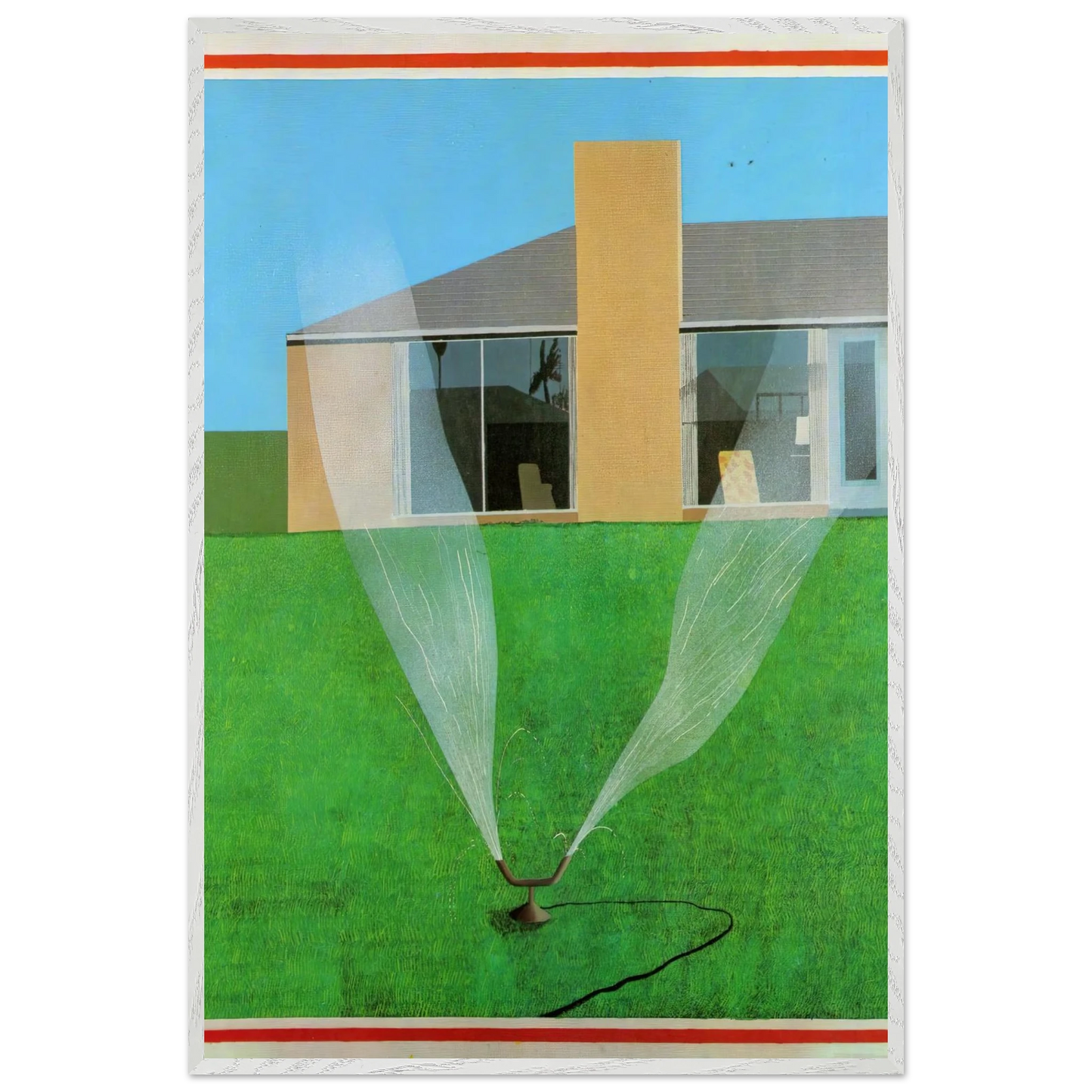 David Hockney - David Hockney Wall art - A3 (29.7 x 42  cm) - Fine Art Poster-canvas - -