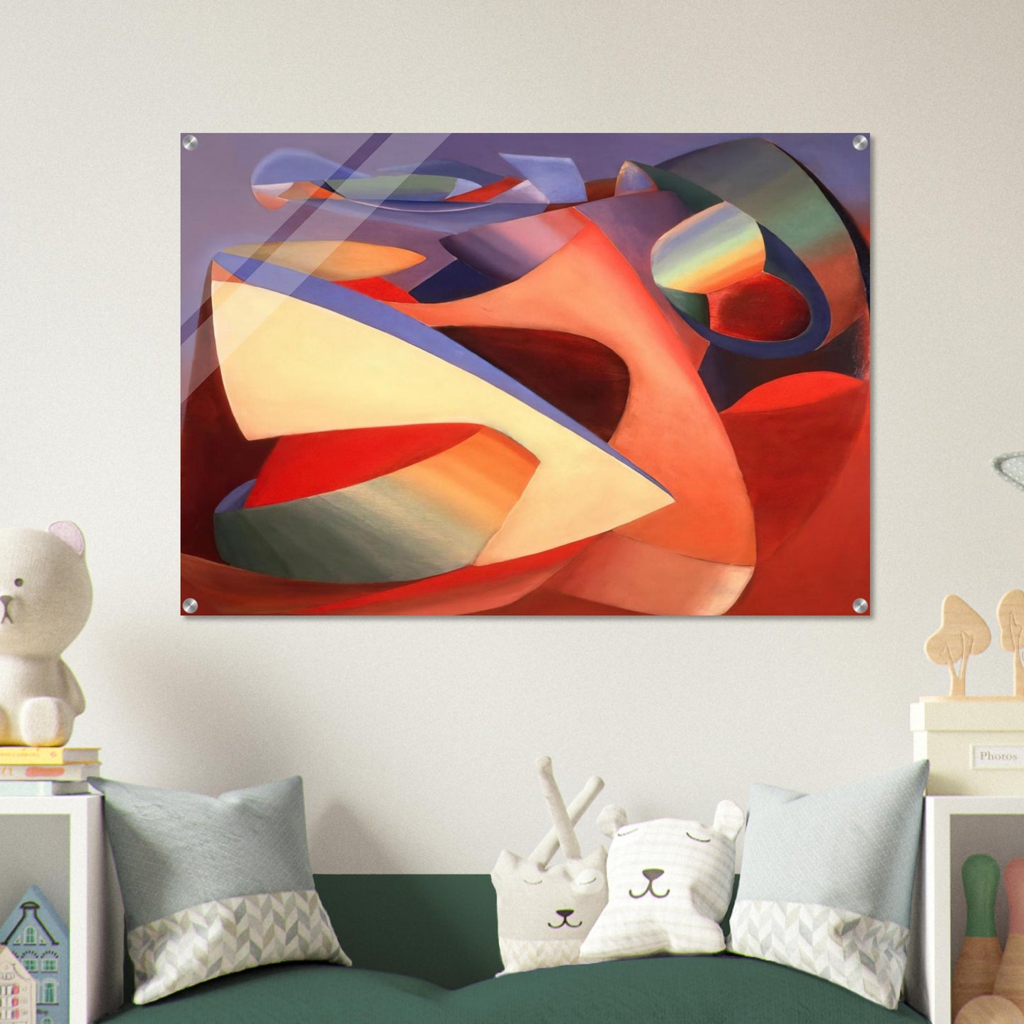 Lutte as Ciel - 1937 - John Ferren Acrylic Print - 70x100 cm / 28x40″ inches