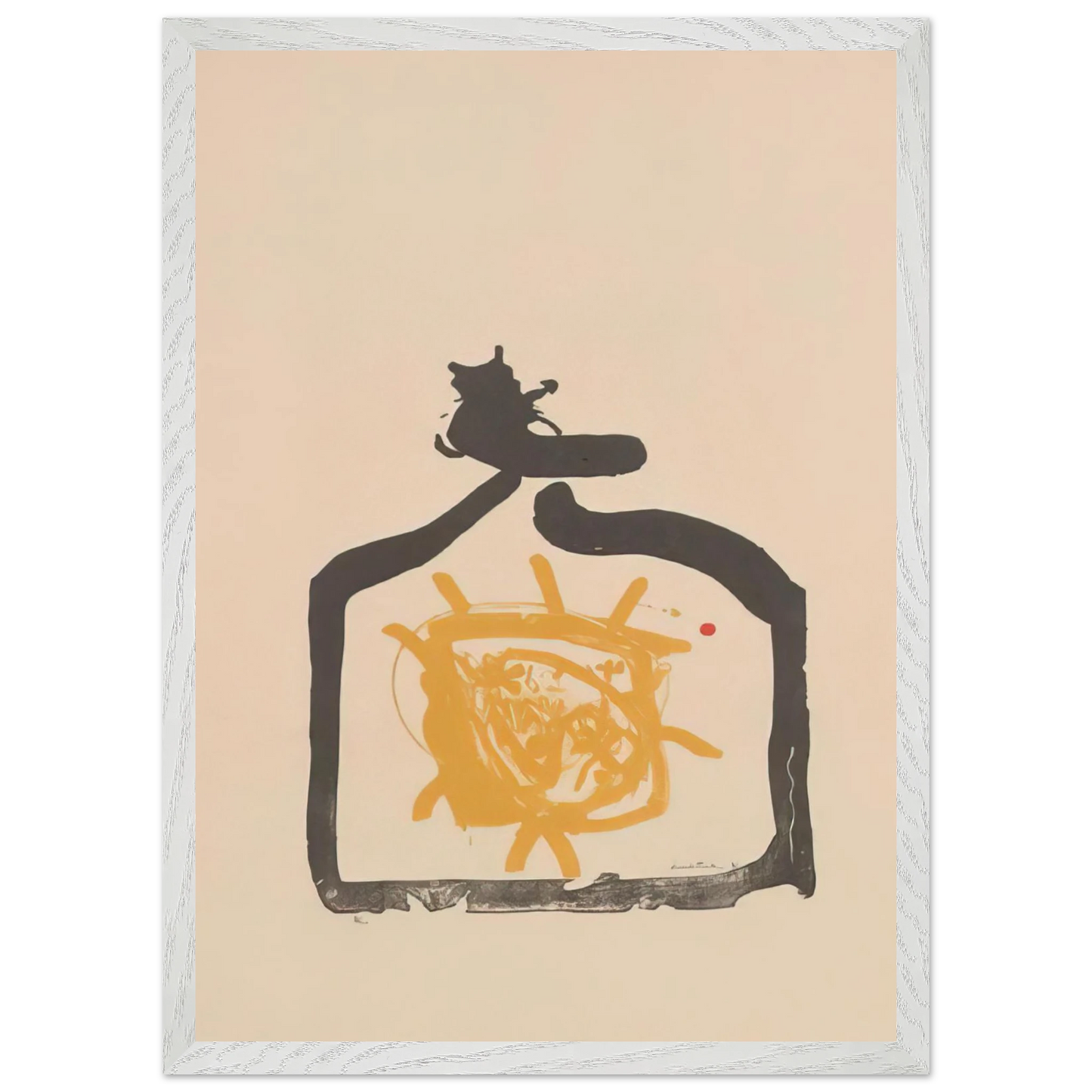 Helen Frankenthaler - May 26th Backwards - 1961 Wall art - 70x100 cm / 28x40 inches - Premium Wooden Framed Poster With Fine Art Paper-canvas - Wood frame