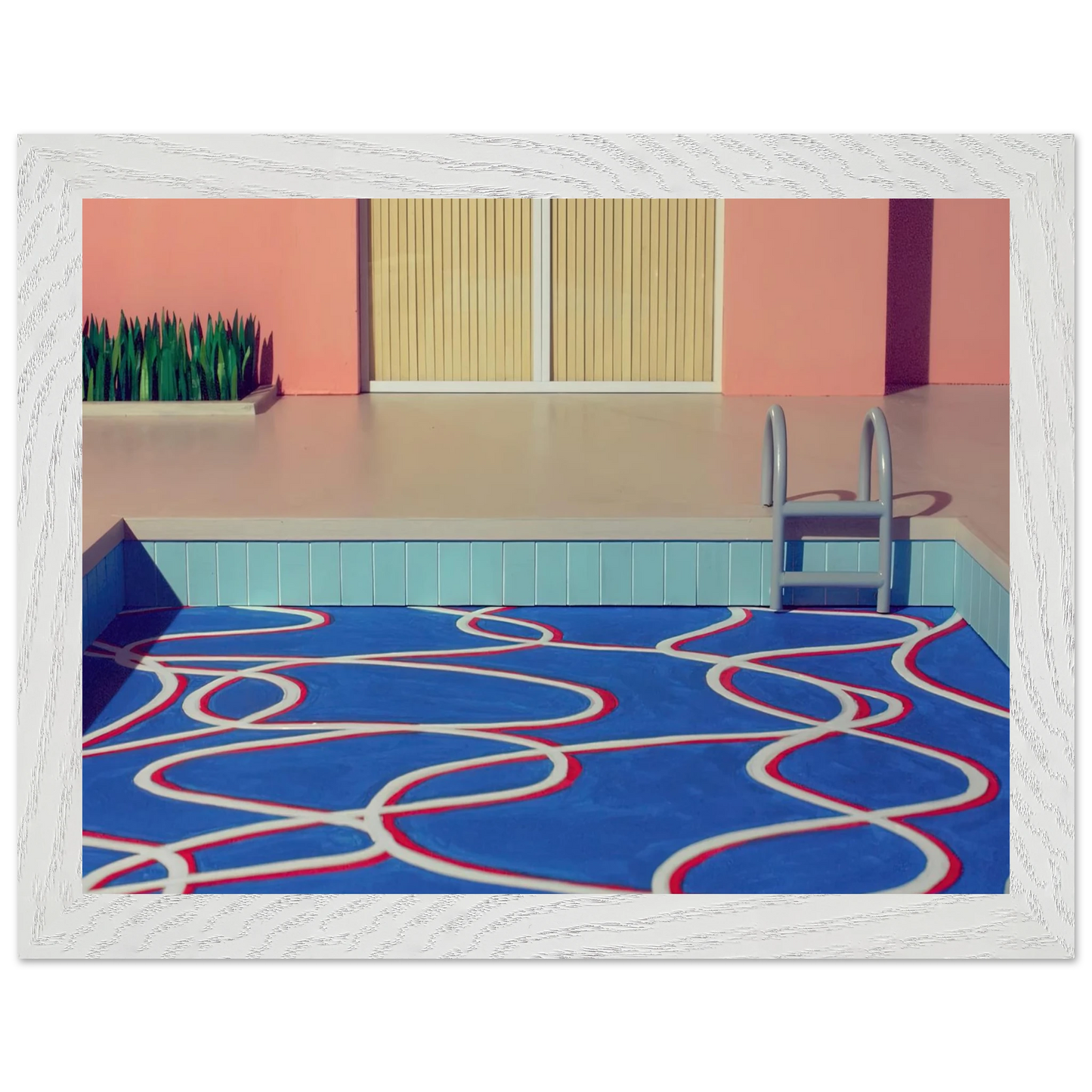 David Hockney - David Hockney Wall art - 40x50 cm / 16x20 inches - Premium Wooden Framed Poster With Fine Art Paper-canvas - Black frame