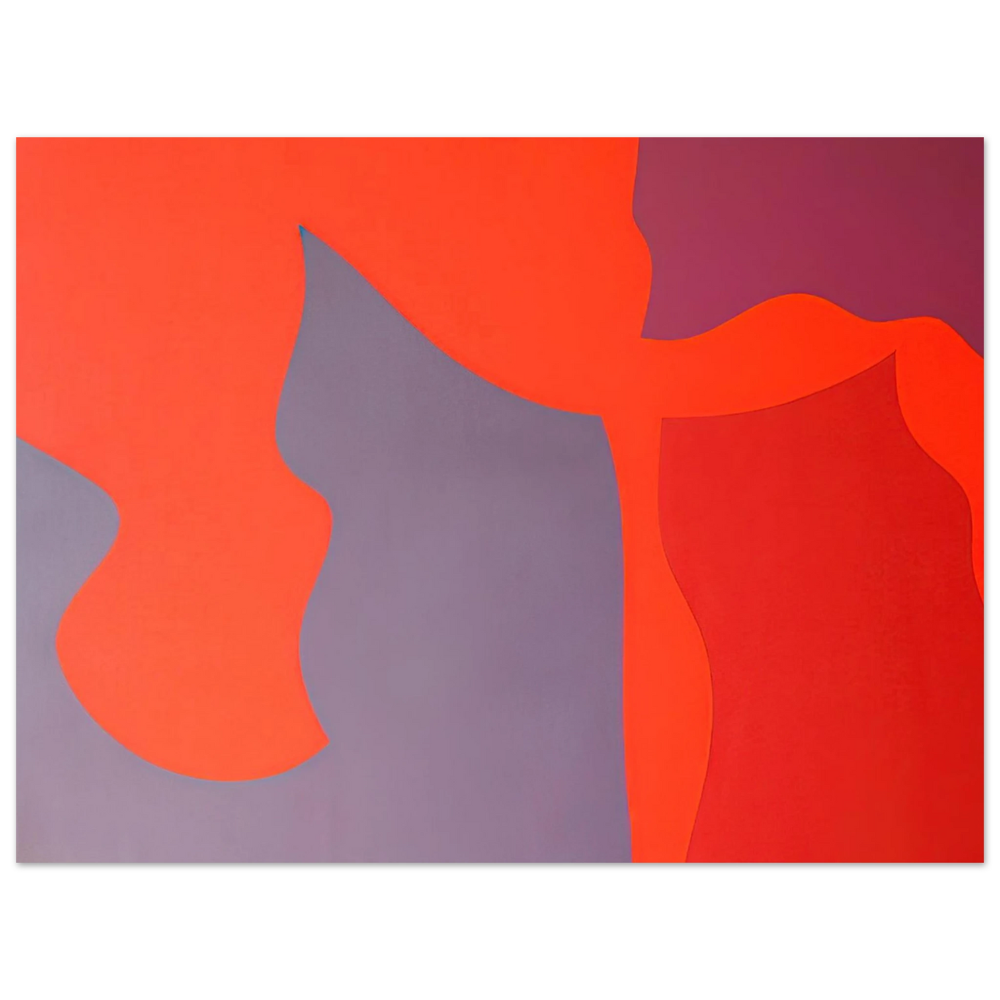Fernand Leduc - Passage-Ã¢â‚¬Å¡rosion  75x100 cm / 30x40inches Fine Art Poster