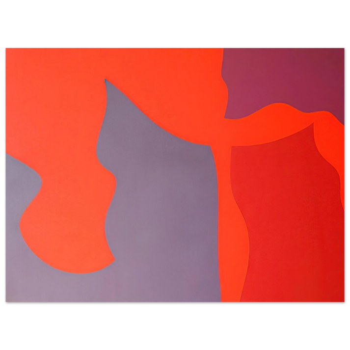 Fernand Leduc - Passage-Ã¢â‚¬Å¡rosion  75x100 cm / 30x40inches Fine Art Poster