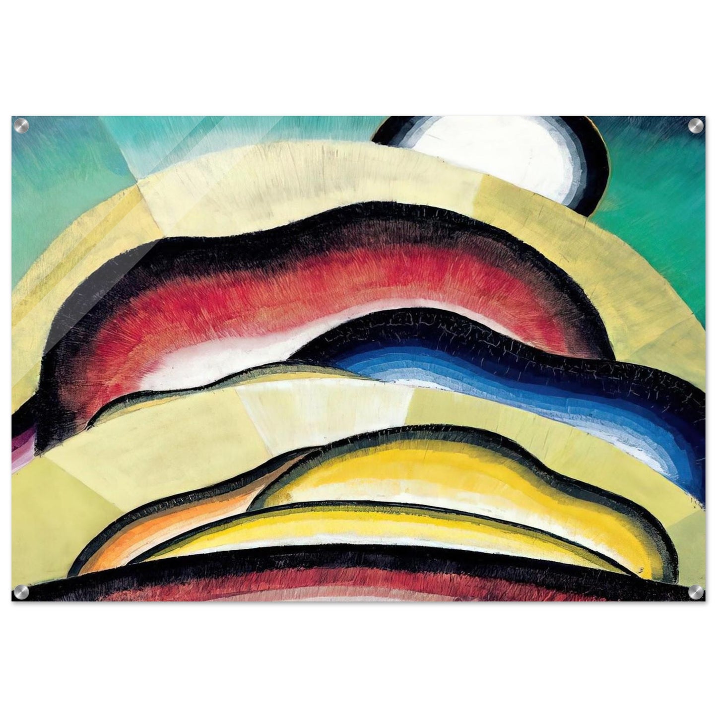 Sunrise - 1924 - Arthur Dove Acrylic Print - 70x100 cm / 28x40″ inches | Arthur Dove Wall Art | Arthur Dove Prints