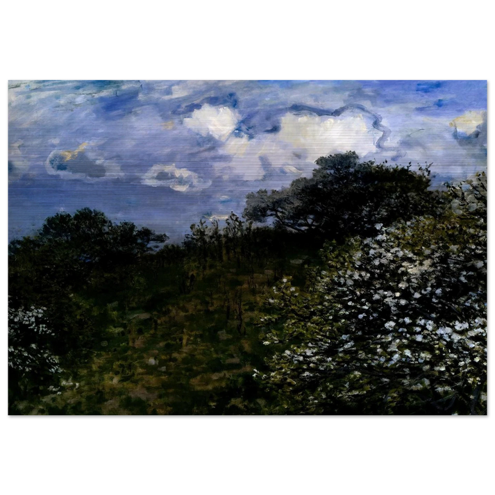 Spring - claude monet Brushed Aluminum Print - 70x100 cm / 28x40 inches | claude monet Aluminum Print | claude monet Prints