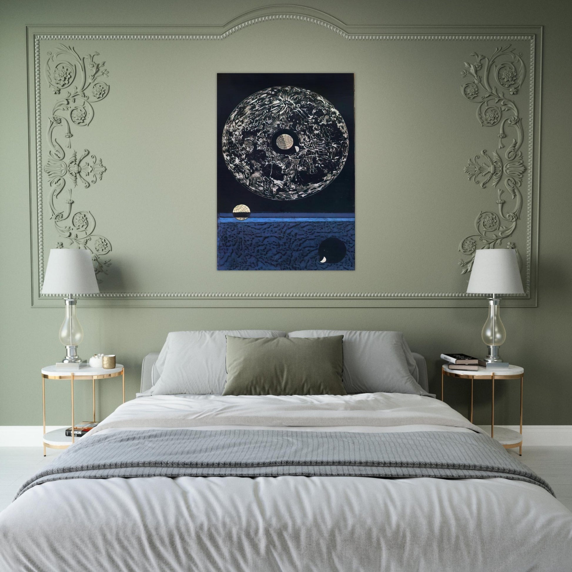 Configuration No.16 - Max Ernst Brushed Aluminum Print - 70x100 cm / 28x40 inches | Max Ernst Aluminum Print | Max Ernst Prints