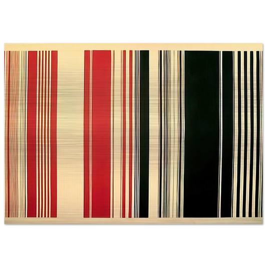 Concord - 1982 - Gene Davis Brushed Aluminum Print - 70x100 cm / 28x40 inches | Gene Davis Aluminum Print | Gene Davis Prints