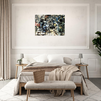 RITMI DI OGGETTI 1911 - Carlo Carra Acrylic Print - 70x100 cm / 28x40″ inches