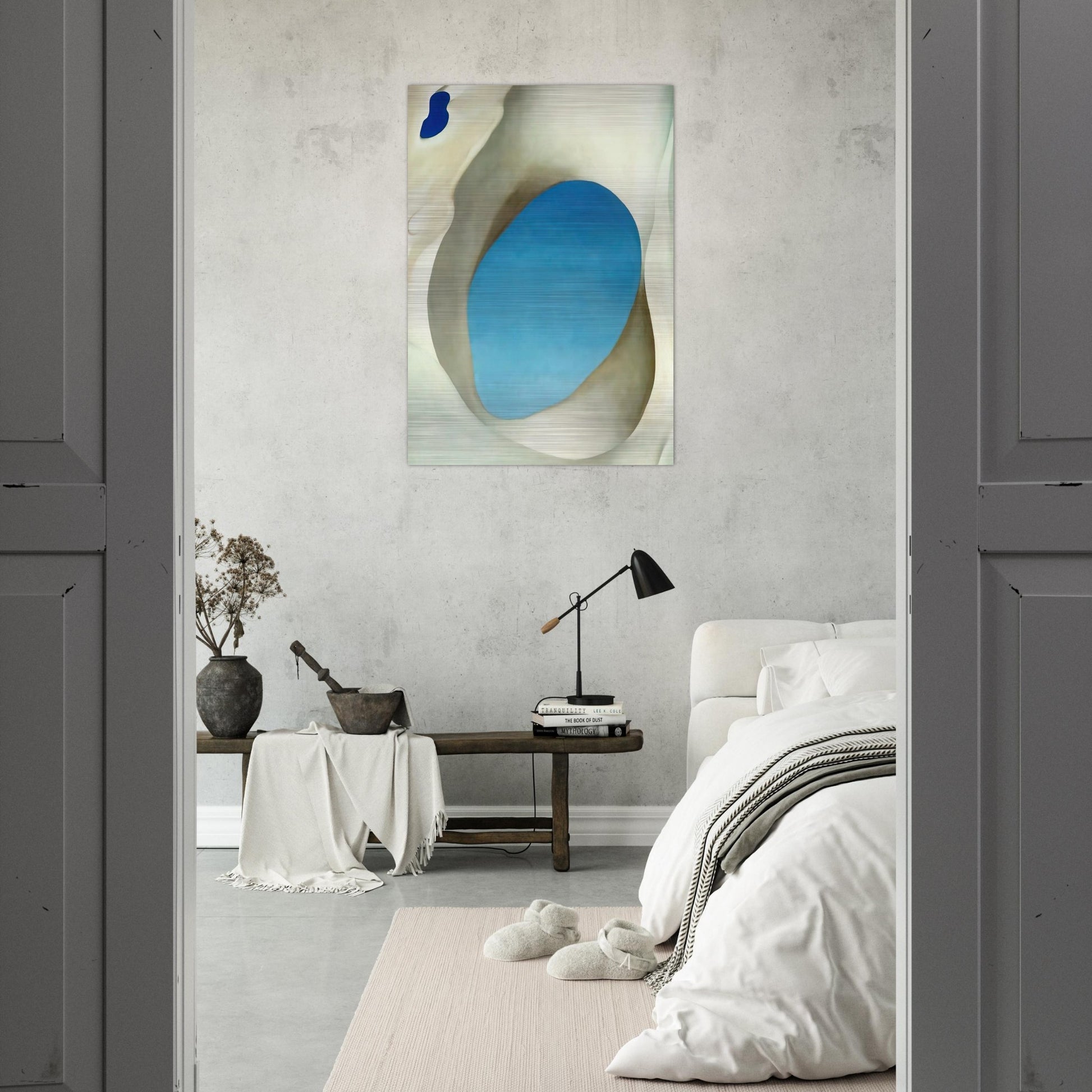 Pelvis III - Georgia O'Keeffe Brushed Aluminum Print - 70x100 cm / 28x40 inches | Georgia O'Keeffe Aluminum Print | Georgia O'Keeffe Prints