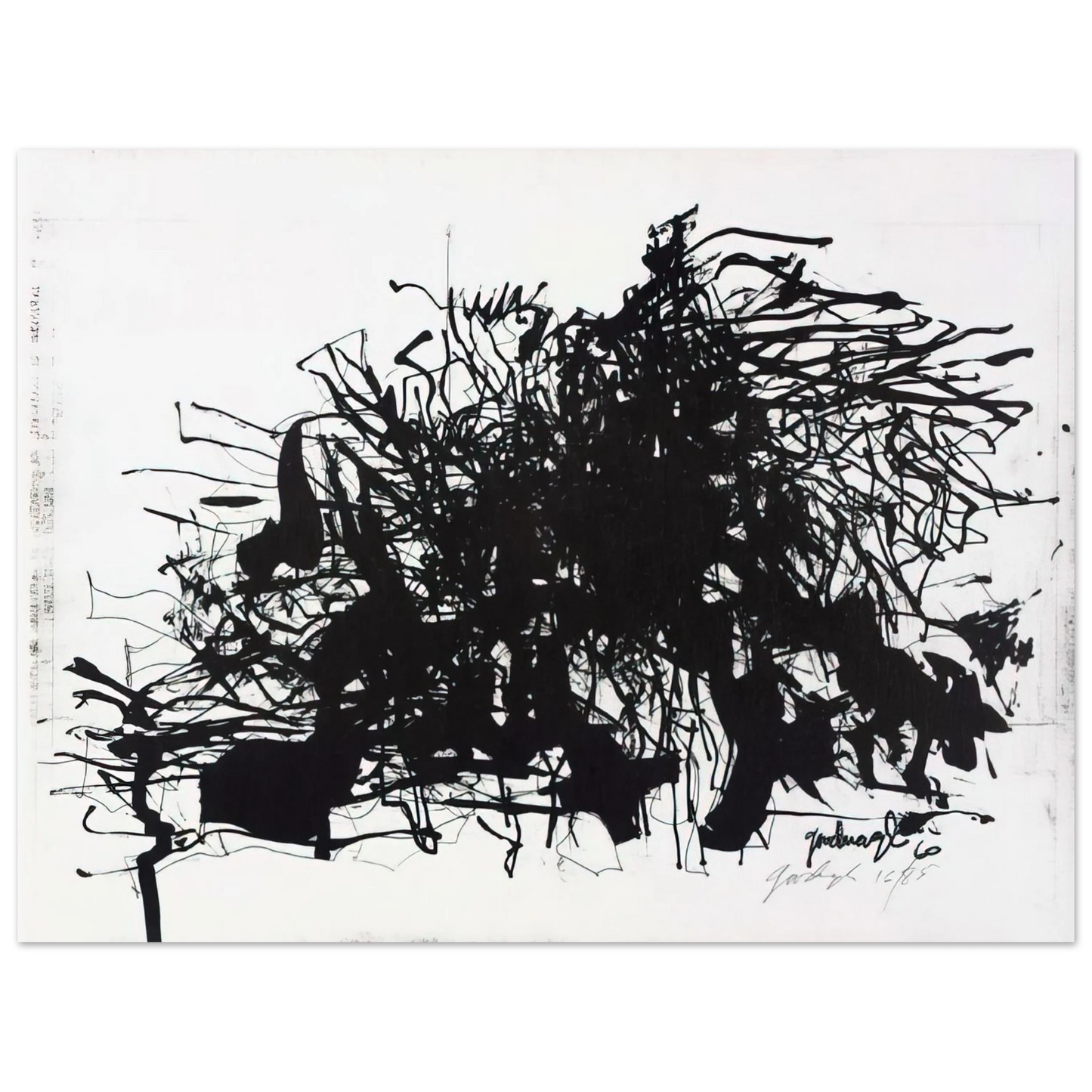 Robert Goodnough - Nomads - 1960  75x100 cm / 30x40inches Fine Art Poster