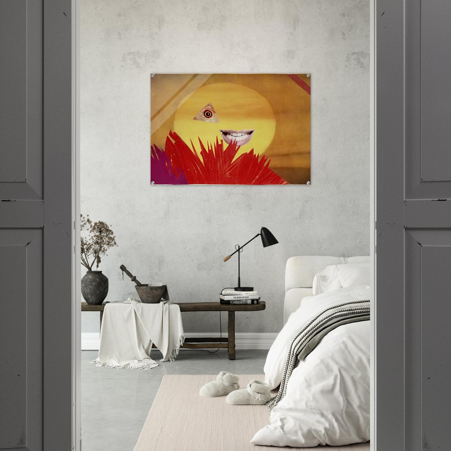 LITTLE SUN 1969 - Hannah Hoch Acrylic Print - 70x100 cm / 28x40″ inches | Hannah Hoch Wall Art | Hannah Hoch Prints