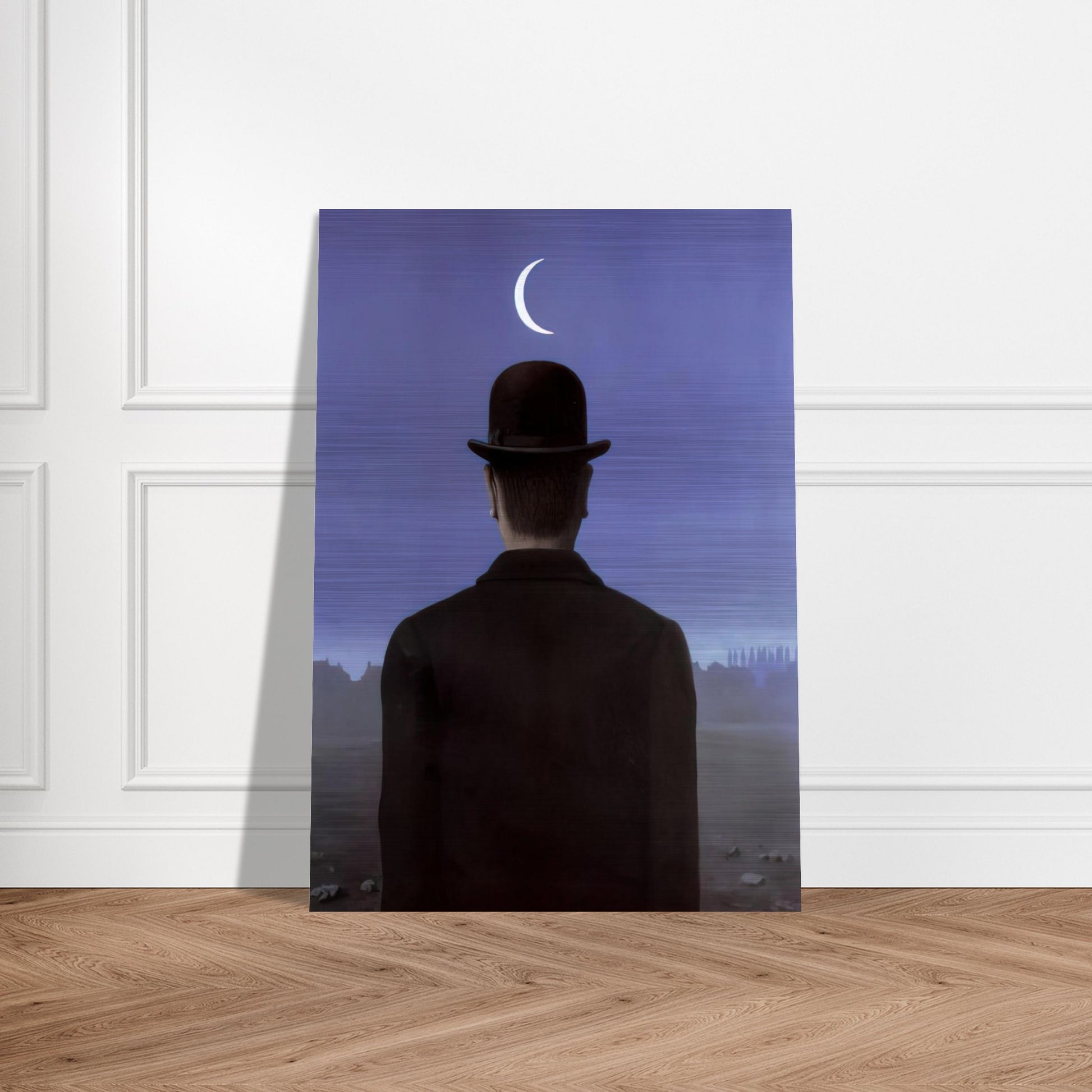 THE SCHOOLMASTER 1954 - Rene Magritte Brushed Aluminum Print - 70x100 cm / 28x40 inches | Rene Magritte Aluminum Print | Rene Magritte Prints