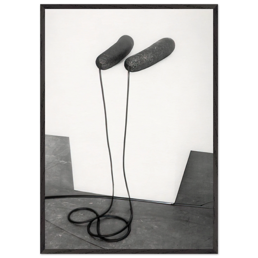 INGEMINATE NOVEMBER 1965 - Eva Hesse 70x100 cm / 28x40 inches Framed Art Print – Black Wooden Frame