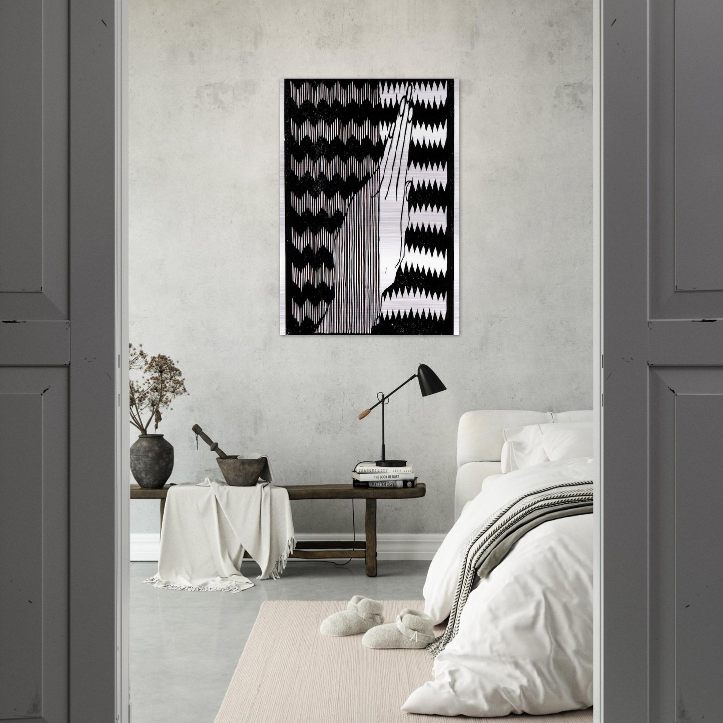 ESCHER (6) - MC Escher Brushed Aluminum Print - 70x100 cm / 28x40 inches | MC Escher Aluminum Print | MC Escher Prints