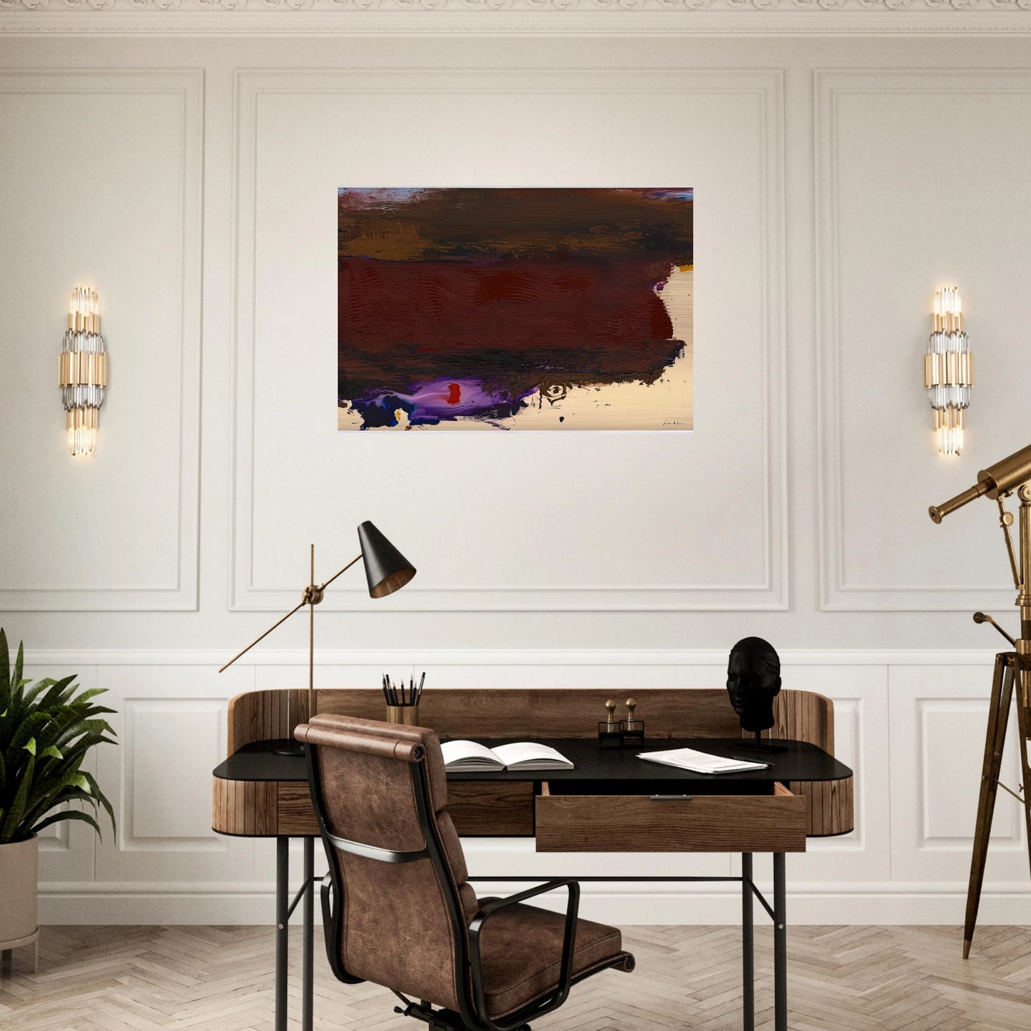 Requiem, 1992- - Helen Frankenthaler Brushed Aluminum Print - 70x100 cm / 28x40 inches | Helen Frankenthaler Aluminum Print | Helen Frankenthaler Prints