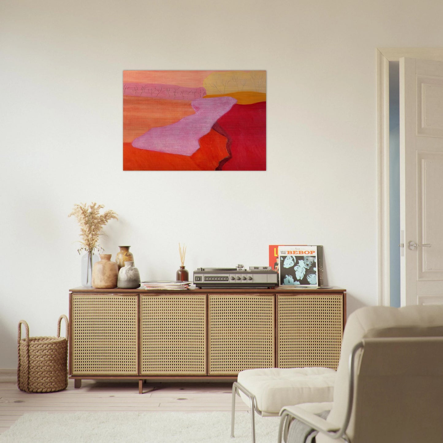 Shapes of Spring - 1952 - Milton Avery Brushed Aluminum Print - 70x100 cm / 28x40 inches | Milton Avery Aluminum Print | Milton Avery Prints