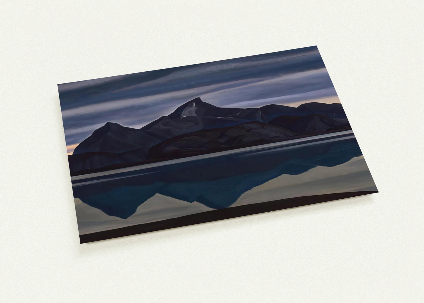 Mirrored Mountain, South Greenland By Rockwell Kent Pack of 10 Post Cards | Rockwell Kent Post Cards | A6 (10.5 x 14.8 cm) - 4.1 x 5.8 inches