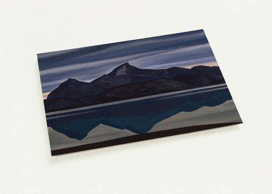 Mirrored Mountain, South Greenland By Rockwell Kent Pack of 10 Post Cards | Rockwell Kent Post Cards | A6 (10.5 x 14.8 cm) - 4.1 x 5.8 inches