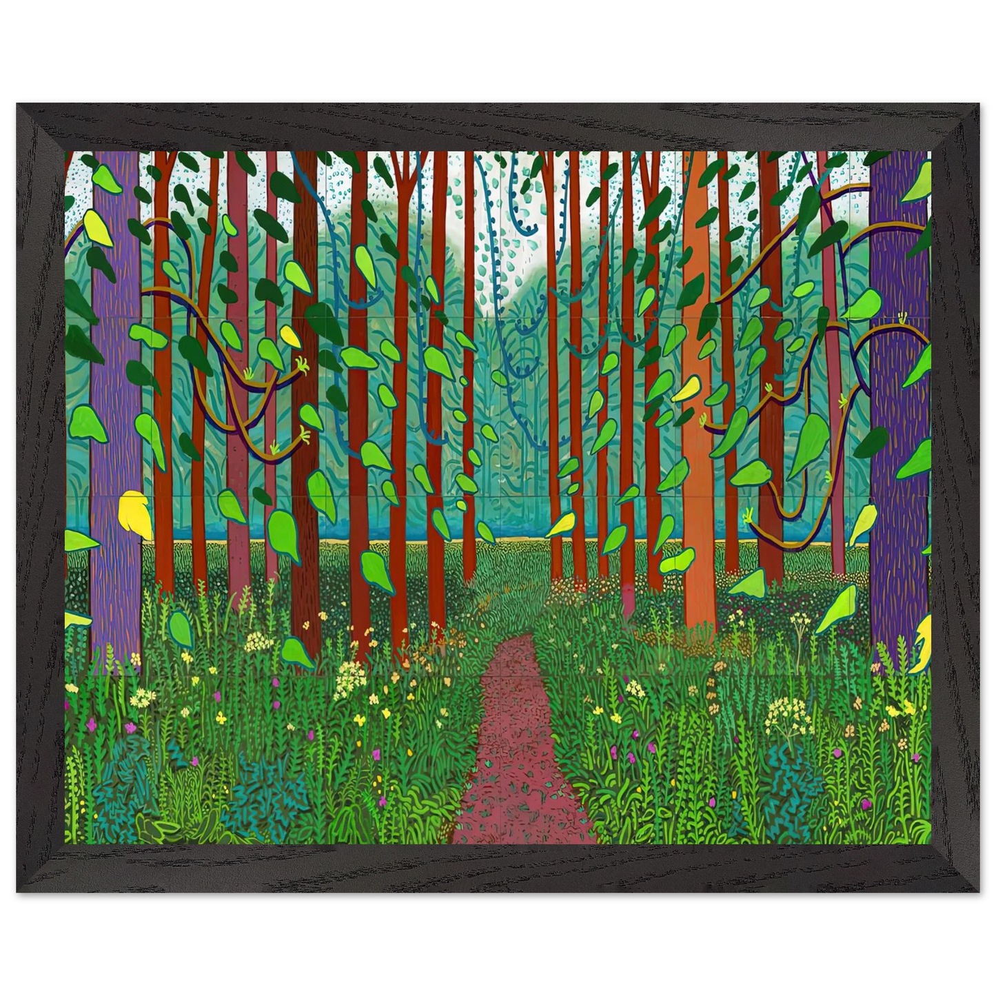 David Hockney - David Hockney Wall art - 40x50 cm / 16x20 inches - Fine Art Poster-canvas - -