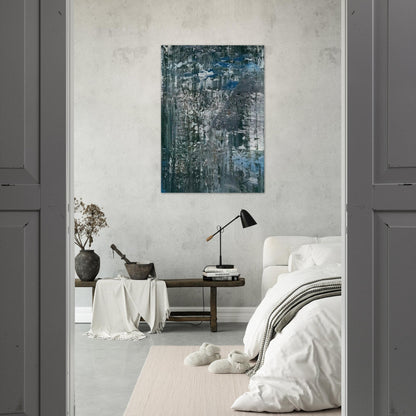 ICE 4 - Gerhard Richter Brushed Aluminum Print - 70x100 cm / 28x40 inches | Gerhard Richter Aluminum Print | Gerhard Richter Prints