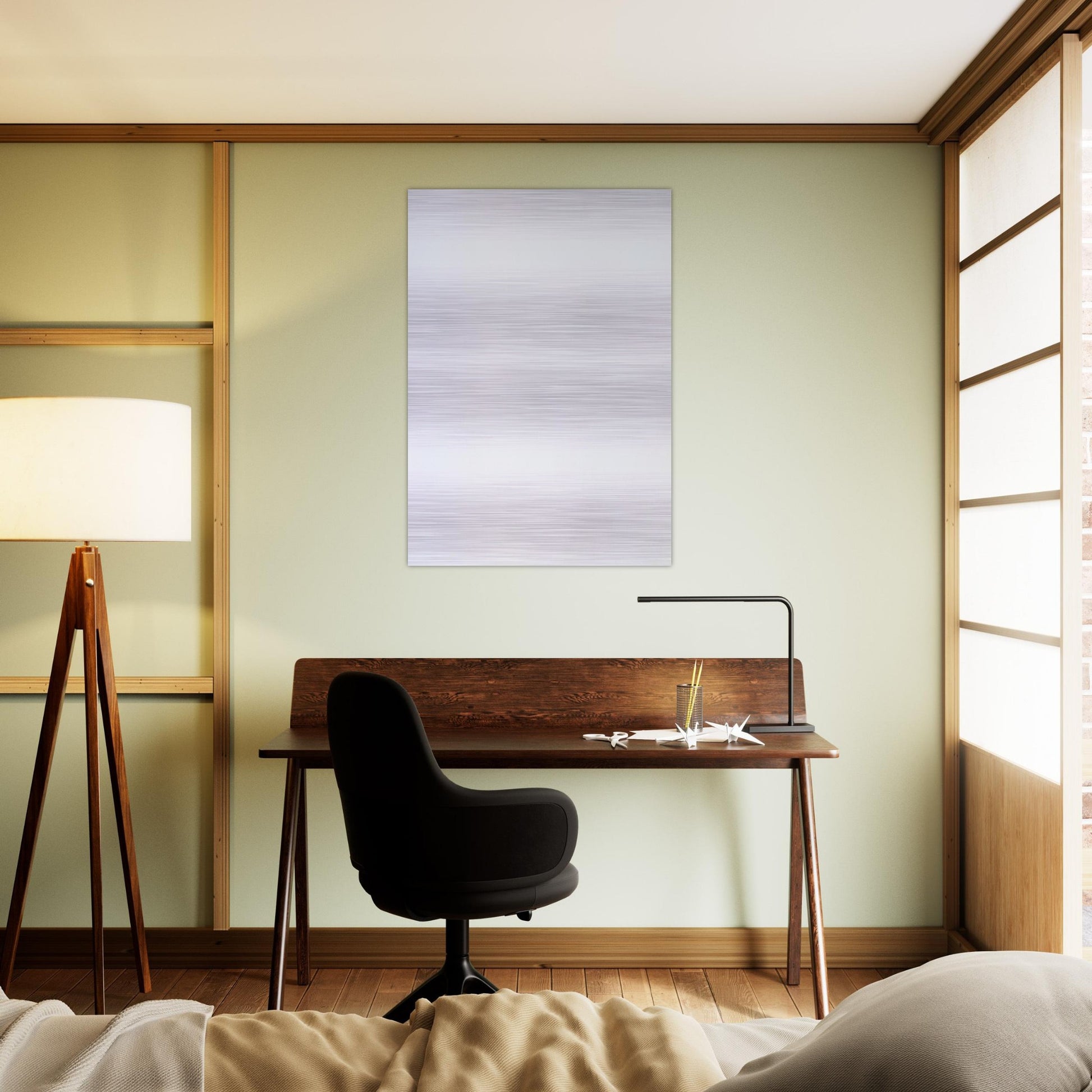 The Big N - Al Held Brushed Aluminum Print - 70x100 cm / 28x40 inches | Al Held Aluminum Print | Al Held Prints