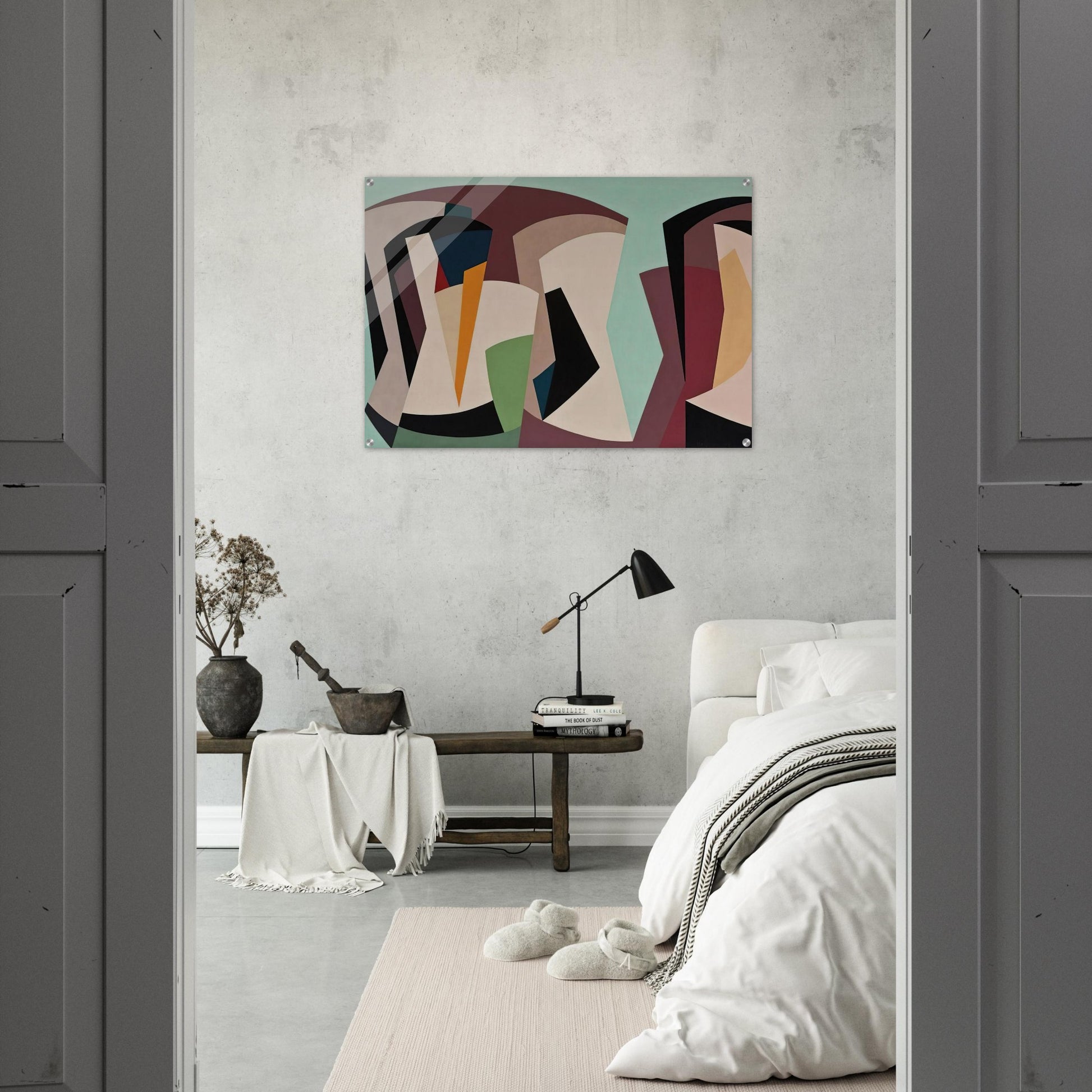 Untitled - 1955 - Karl Benjamin Acrylic Print - 70x100 cm / 28x40″ inches