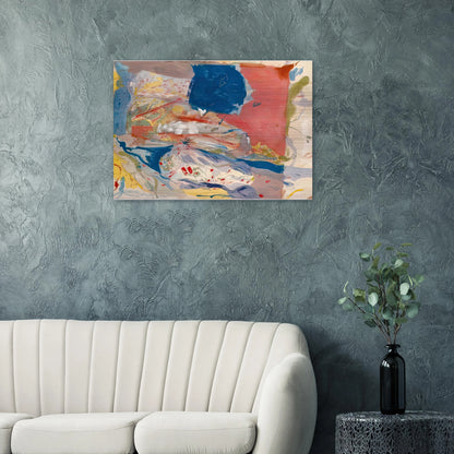 Lorelei, 1957- - Helen Frankenthaler Brushed Aluminum Print - 70x100 cm / 28x40 inches | Helen Frankenthaler Aluminum Print | Helen Frankenthaler Prints