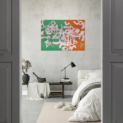 Apparenti tinte - 1990 - Carla Accardi Brushed Aluminum Print - 70x100 cm / 28x40 inches | Carla Accardi Aluminum Print | Carla Accardi Prints