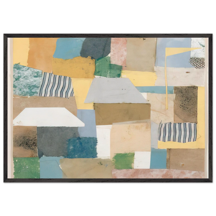 Number 653 - Abstract Expressionism - Anne Ryan 70x100 cm / 28x40 inches Framed Art Print – Black Wooden Frame