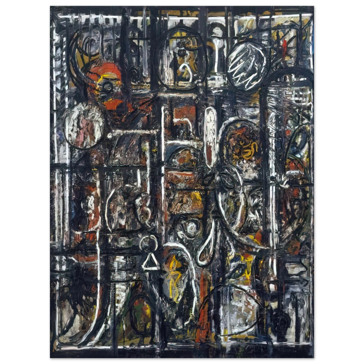 Richard Pousette-Dart - Palimpsest - 1944  75x100 cm / 30x40inches Fine Art Poster