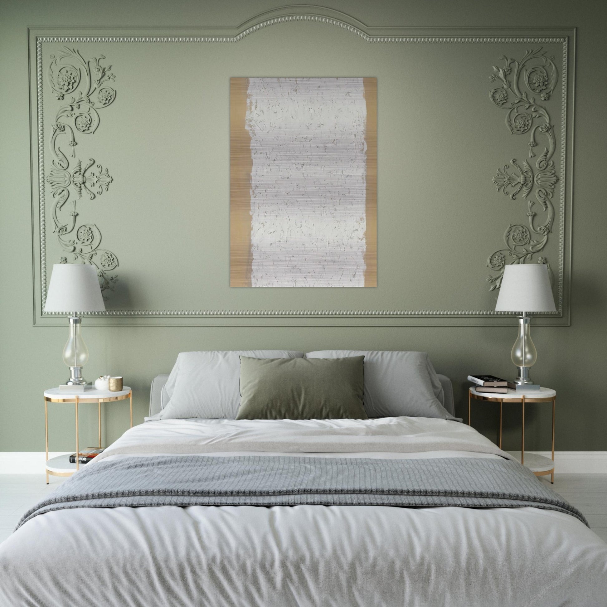 Enter - Robert Ryman Brushed Aluminum Print - 70x100 cm / 28x40 inches | Robert Ryman Aluminum Print | Robert Ryman Prints