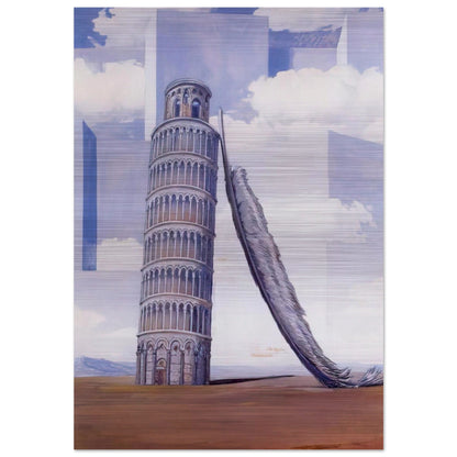 MEMORY OF A JOURNEY 1955 - Rene Magritte Brushed Aluminum Print - 70x100 cm / 28x40 inches | Rene Magritte Aluminum Print | Rene Magritte Prints