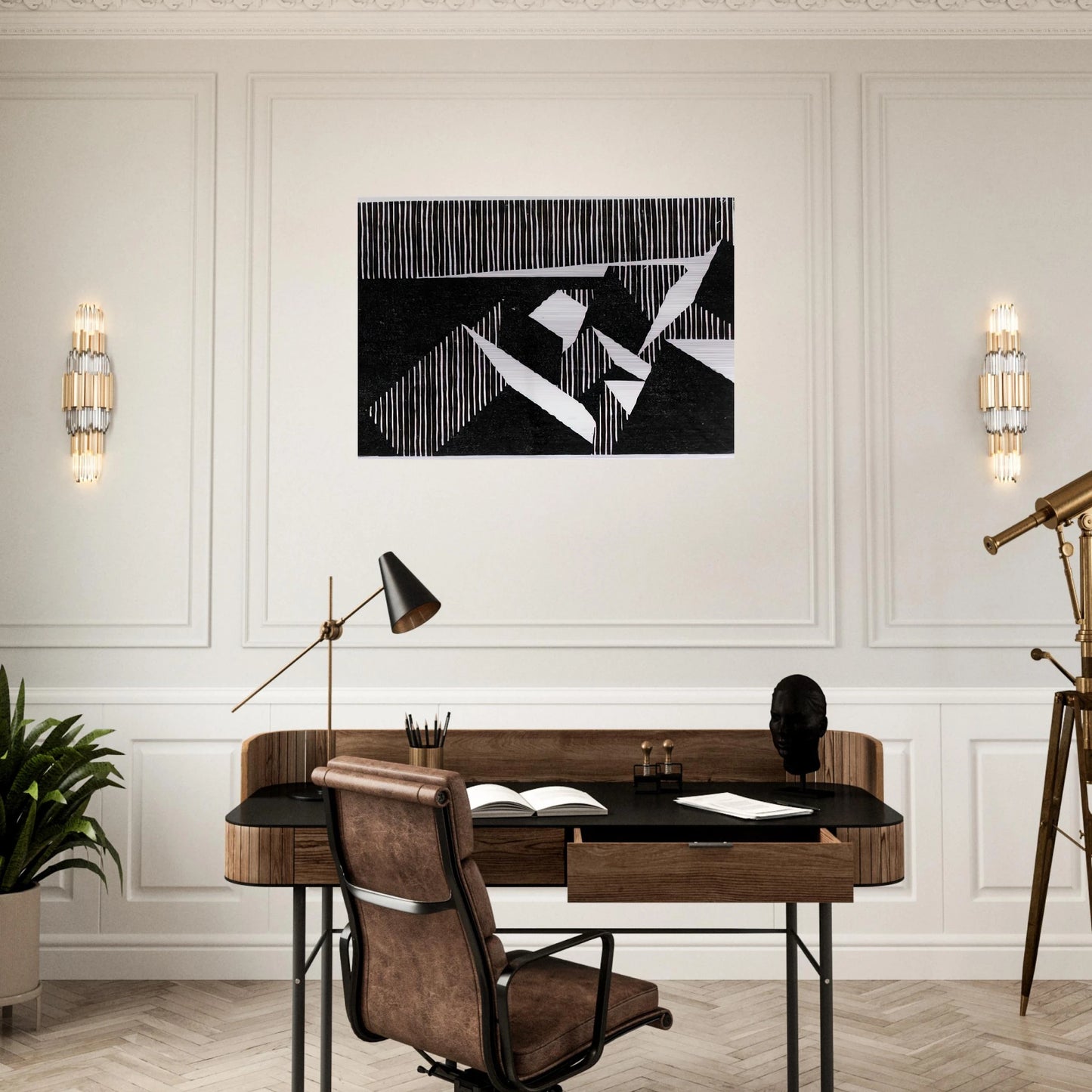 ESCHER (8) - MC Escher Brushed Aluminum Print - 70x100 cm / 28x40 inches | MC Escher Aluminum Print | MC Escher Prints