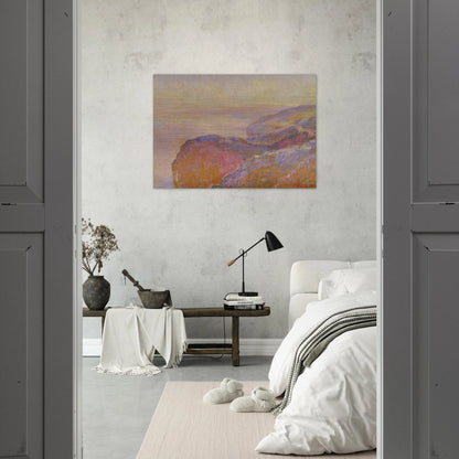At Val-Saint-Nicolas near Dieppe in the Morning - claude monet Brushed Aluminum Print - 70x100 cm / 28x40 inches | claude monet Aluminum Print | claude monet Prints