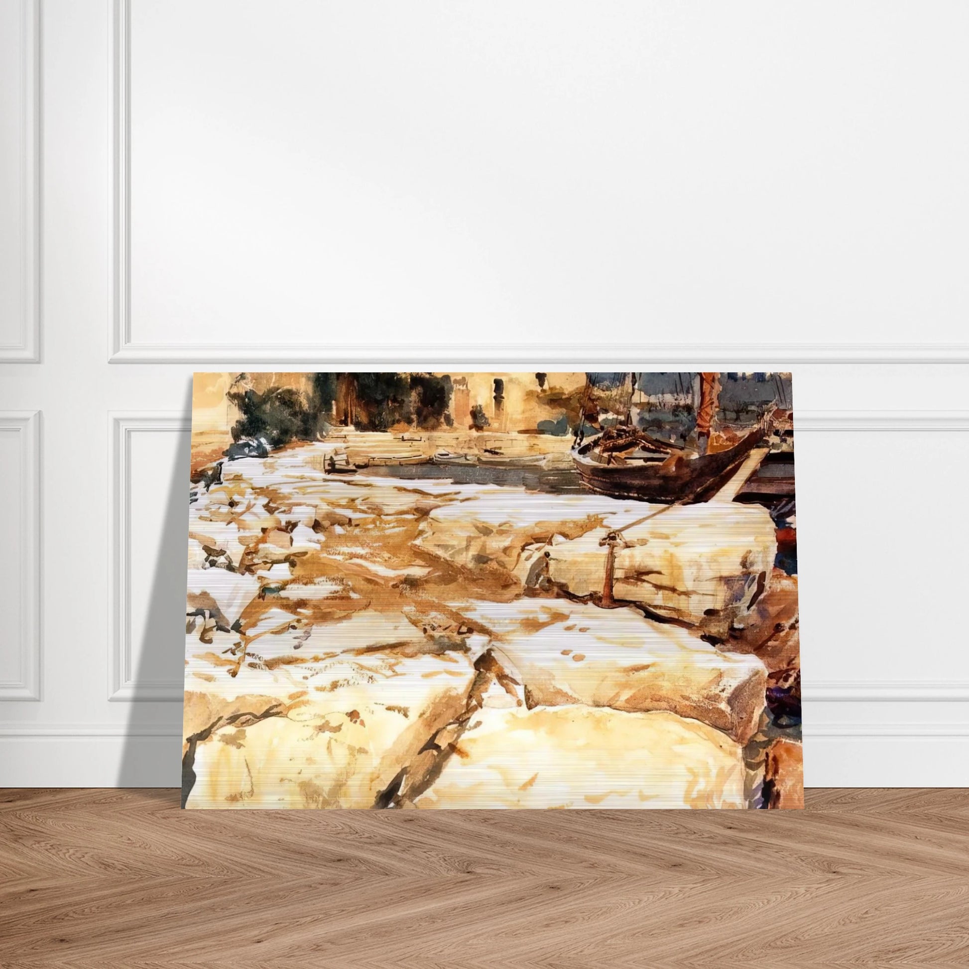 San Vigilio - John Singer Sargent Brushed Aluminum Print - 70x100 cm / 28x40 inches | John Singer Sargent Aluminum Print | John Singer Sargent Prints
