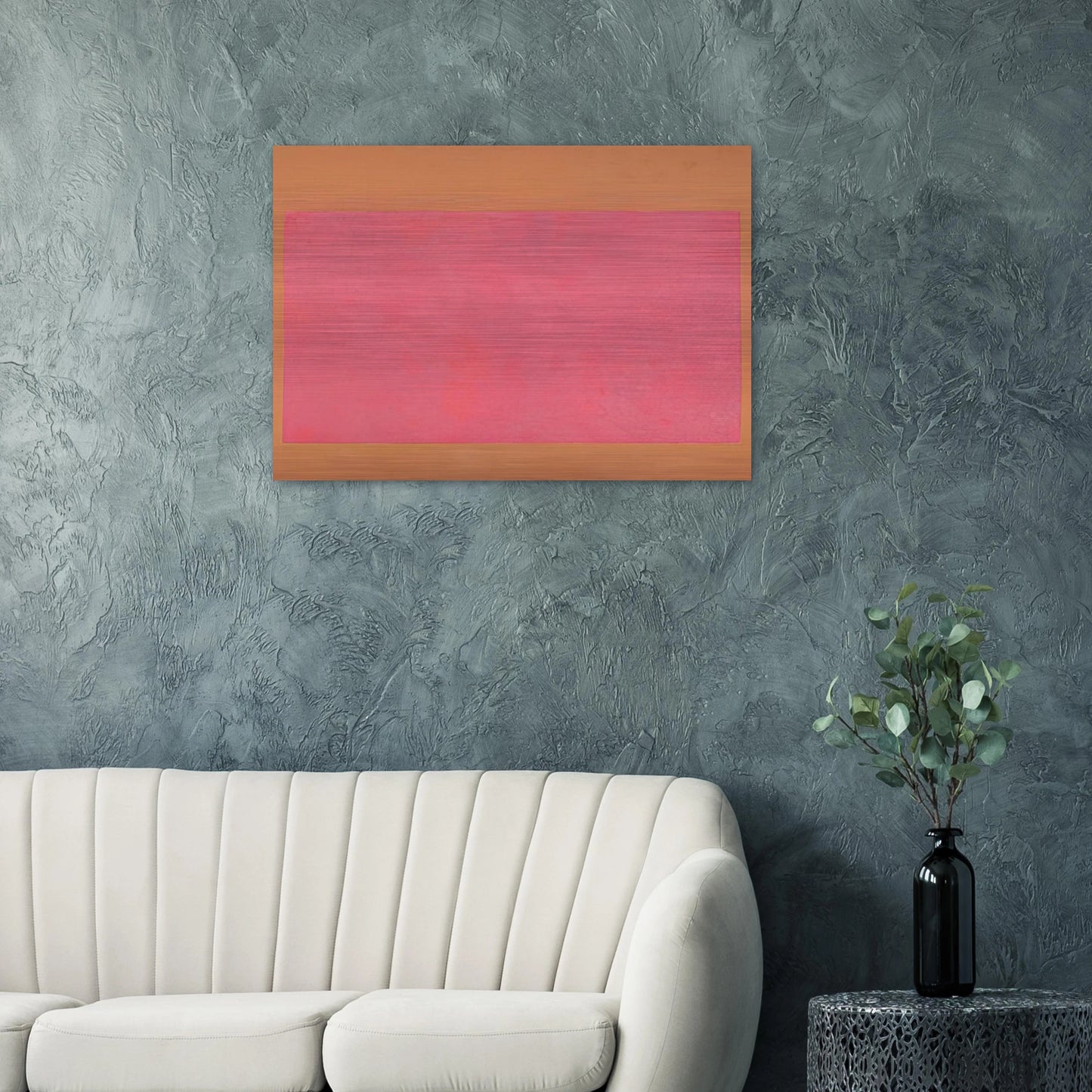 Rose Sun Box Nr. 2 - 1969 - Theodoros Stamos Brushed Aluminum Print - 70x100 cm / 28x40 inches | Theodoros Stamos Aluminum Print | Theodoros Stamos Prints