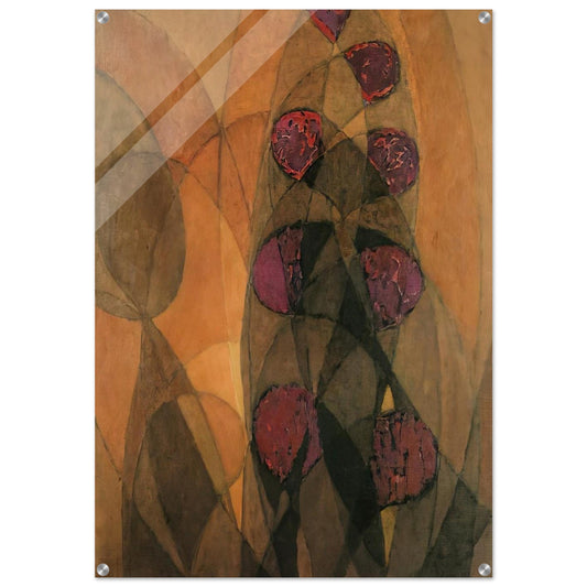 Warm Chromatics - Frantisek Kupka Acrylic Print - 70x100 cm / 28x40″ inches | Frantisek Kupka Wall Art | Frantisek Kupka Prints